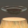 EQUSUPRO 4" Replacement Glass Round Dish Bowl for Oil Wax