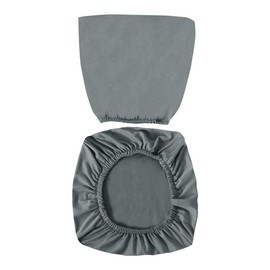 VOSAREA Office Chair Covers Stretch Computer Desk Chair Slipcovers Protector Removable Washable Chair Seat Cushion Protectors (Deep Grey)