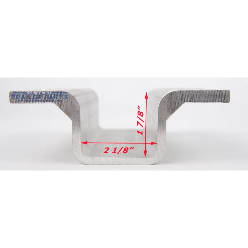 Sturdy Built 2 inch Aluminum Boat Trailer Hat Bracket Support