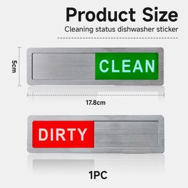 GlamRays Schmutzig Sauber Geschirrspülmaschine Magnet, Geschirrspülmaschine Schild Sauber Schmutzig Schild Magnet Geschirrspülmaschine（Rotes-grünes Etikett）
