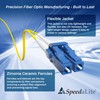 SpeedaLite Fiber Optic Cable Single Mode 9/125 DX LC(APC)-LC(APC) 7