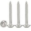 Drenky M4 x 25 mm Self-Tapping Screws Pack of 50