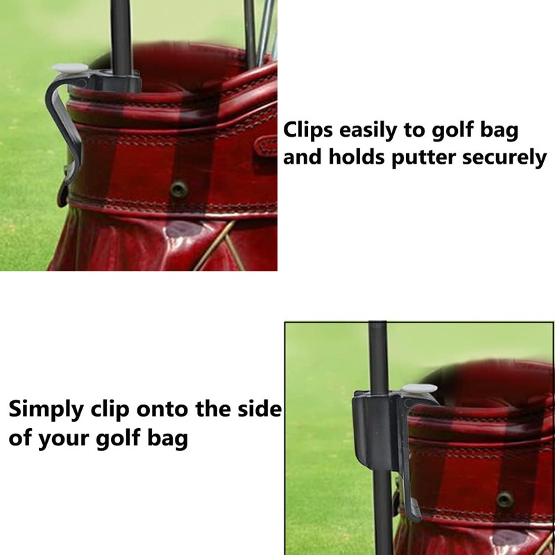 Peixiong 10 Pack Golf Putter Clip Golf Bag Clip on