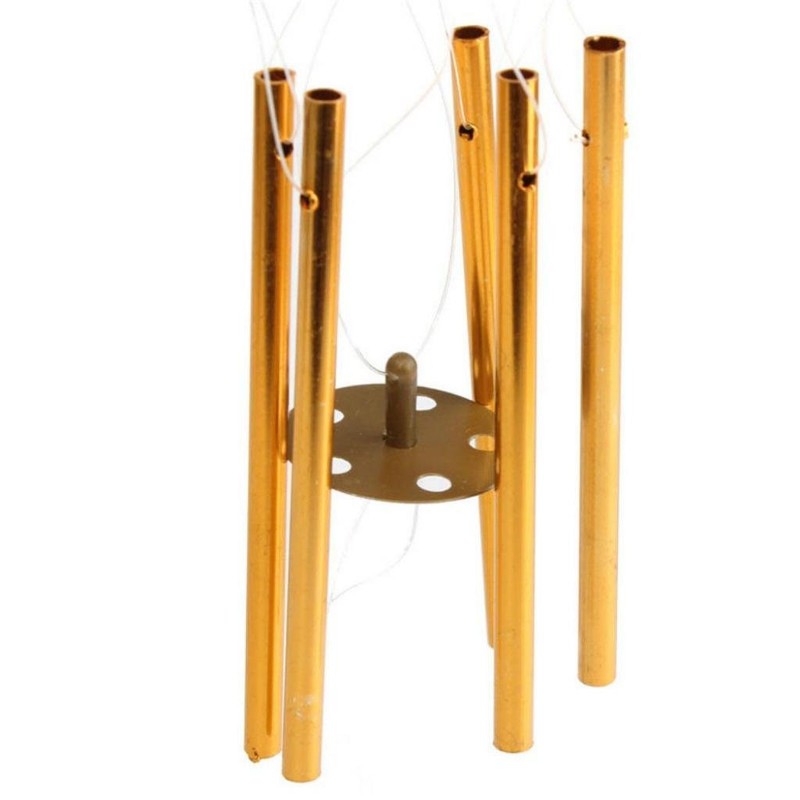 Chinese Feng Shui Lucky Brass Pagoda Wind Chime Great Help
