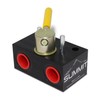 Hydraulic Rotary Selector Diverter Valve, 3 Way, 20 GPM, 5000