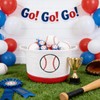 Baseball Woven Basket-Cute Cotton Rope Gift Basket Embroidered Baseball
