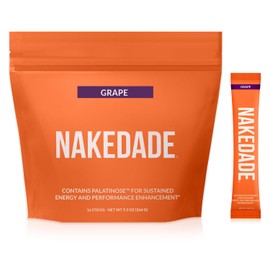 Nakedade Grape – Performance Enhancing Sports Drink Powder - Electrolyte Powder – No GMOs or Artificial Sweeteners, Gluten-Free, Soy-Free, Dairy-Free – 16 Sticks