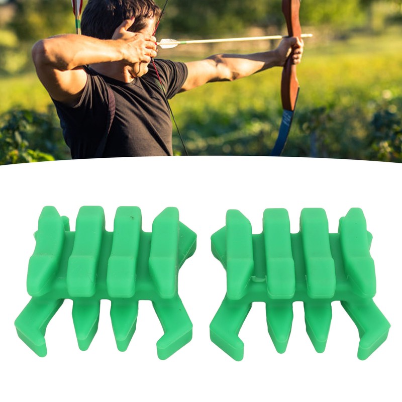 2Pcs Archery Limb Stabilizer Ergonomic Shock Absorption Durable Rubber Bow