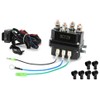 QWORK Universal 12V Solenoid Relay Contactor Winch Rocker Thumb Switch
