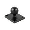 RAM MOUNTS ラムマウント マウント部 2x1.7ベース AMPSホールパターン ブラック RAM-B-347U
