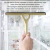 Generic Gold Shower Squeegee, Stainless Steel Portable Small Shower Glass