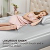 Bedsure Bedsure Satin Fitted Sheet Full Size - Silk Bed