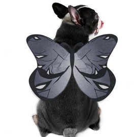 Puoyis Disfraz de Mariposa para Perro y Gato, Disfraz de alas de Mariposa para Perros y Gatos pequeños, medianos y Grandes, Disfraz de Perro para Halloween.