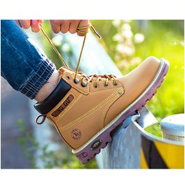 Yellow & Black 140cm Strong Round Bootlaces Shoelaces for Work Hiking Boots