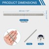 PATIKIL 5pcs Full Threaded Rod M3 x 200mm 304 Stainless