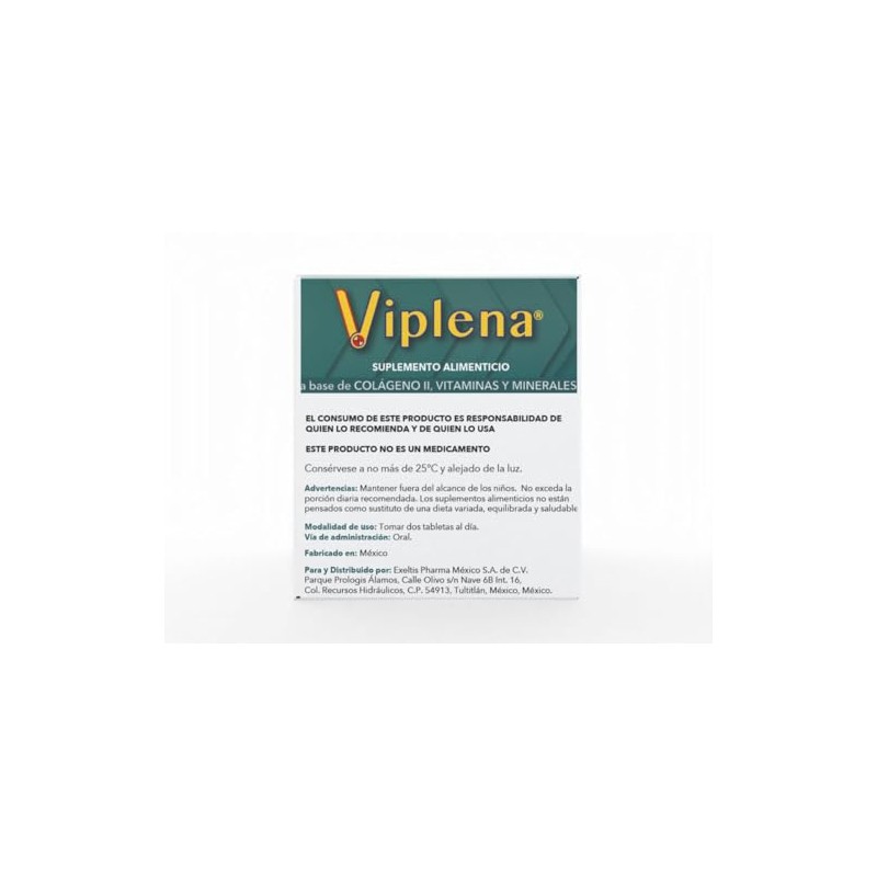 Suplemento Alimenticio con Colageno II, Vitaminas y Minerales, 60 Tabletas