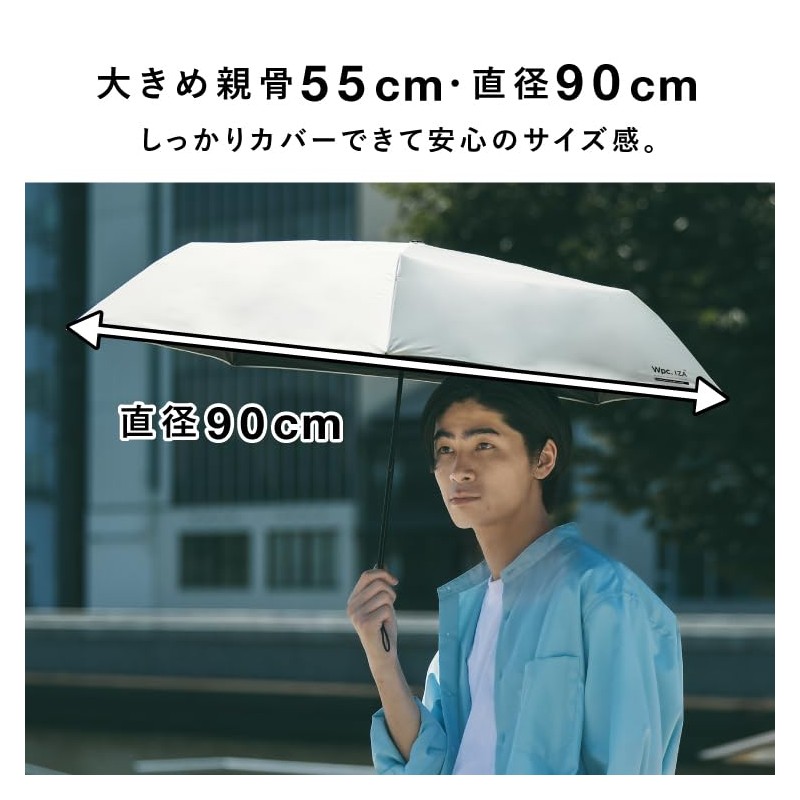 Wpc. IZA Men's Umbrella for Rain or Shine, Lightweight &