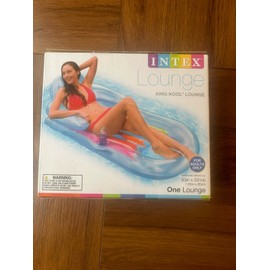 Intex Lounge 63 By 33 Pool Floating For Adults, Inflatable Pool Lounge For Fun