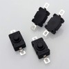Gebildet 20Pcs Self-Lock Push Button Switch KAN-28 for Flashlight SMD