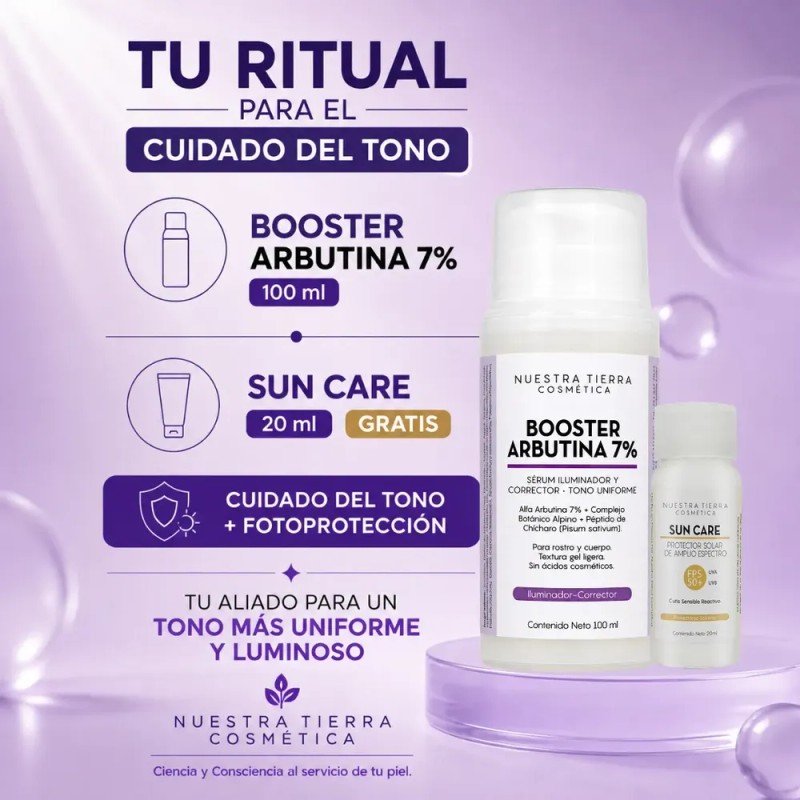 Booster Arbutina 7% Manchas Rostro Cuerpo 100ml