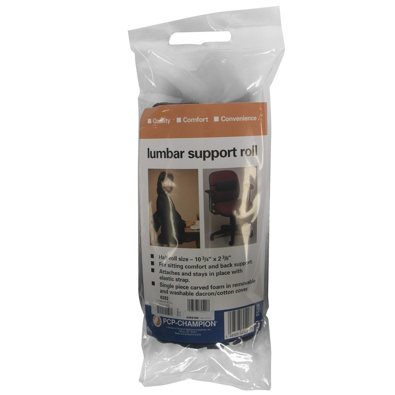 PCP Half Size Lumbar Support Roll Foam, Navy