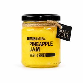 Thailand SOAP FOR SOUL SOAP FOR SOUL Soap for Soul Wash & Scrub PINEAPPLE, 210g, 1 unit / SOAP FOR SOUL 솝 포 소울 워시&스크럽 PINEAPPLE, 210g, 1개