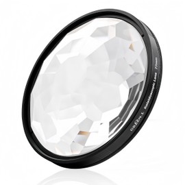 GREEN.L 67mm Kaleidoscope Prism Lens Filter Photography Prism Crystal Glass Effect Filter