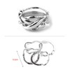 RoseFlower 15 pcs IQ Test Puzzle Metal Wire Puzzles Mind