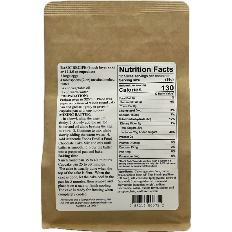 Devil's Food Chocolate Cake Mix