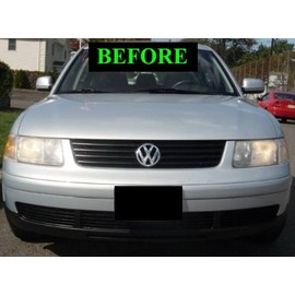 312 Motoring fits 1998-2001 B5 Volkswagen VW Passat Chrome Grille Grill KIT 1999 2000 98 99 00 01 GLS GLX Wagon 4MOTION 1.8 Turbo