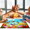Puzzle 1000 Pieces Adult Puzzle Colourful Tile Game Flowers and