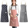 TANGHSE 3 Pack Aprons for Women, Waterproof Apron for Cooking