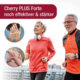 Montmorency Sauerkirschsaft Konzentrat + Sauerkirsch Extrakt - mit Vitamin C für Knochen & Zink für das Immunsystem - Montmorency Sauerkirsche für den Akutfall - Cherry PLUS Forte - 200 ml