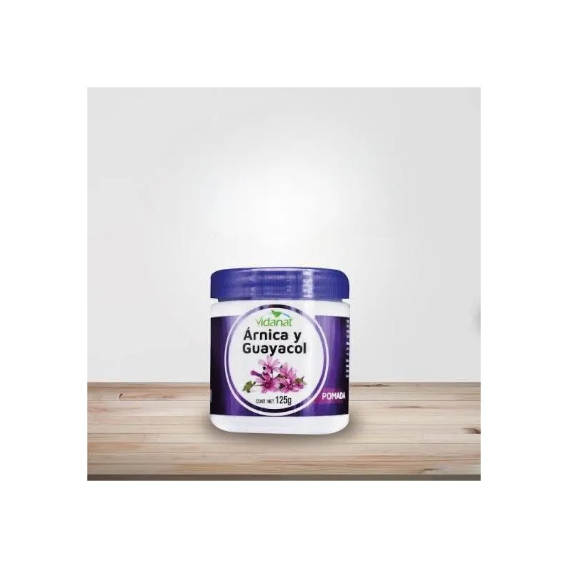 Pomada Árnica Guayacol Vidanat De 125g 4 Pzas