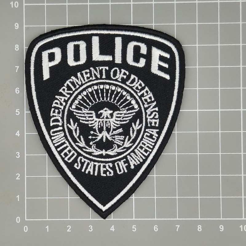 Set of 5 Police Sergeant Badges - High-Quality Iron-On &