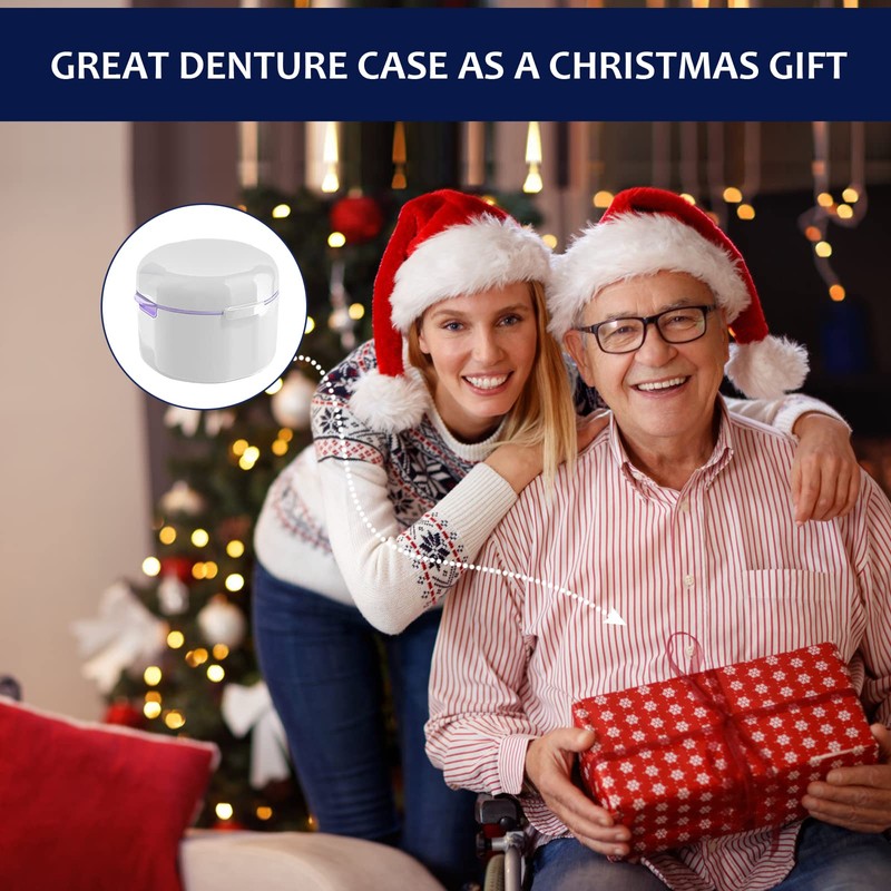 DIDATOOL Denture Box, Denture Box, Denture Box with Filter, Denture