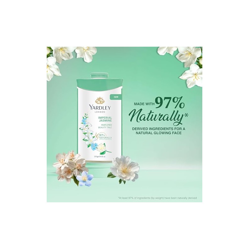 Yardley London - Imperial Jasmine Perfumed Talc for Women 250g