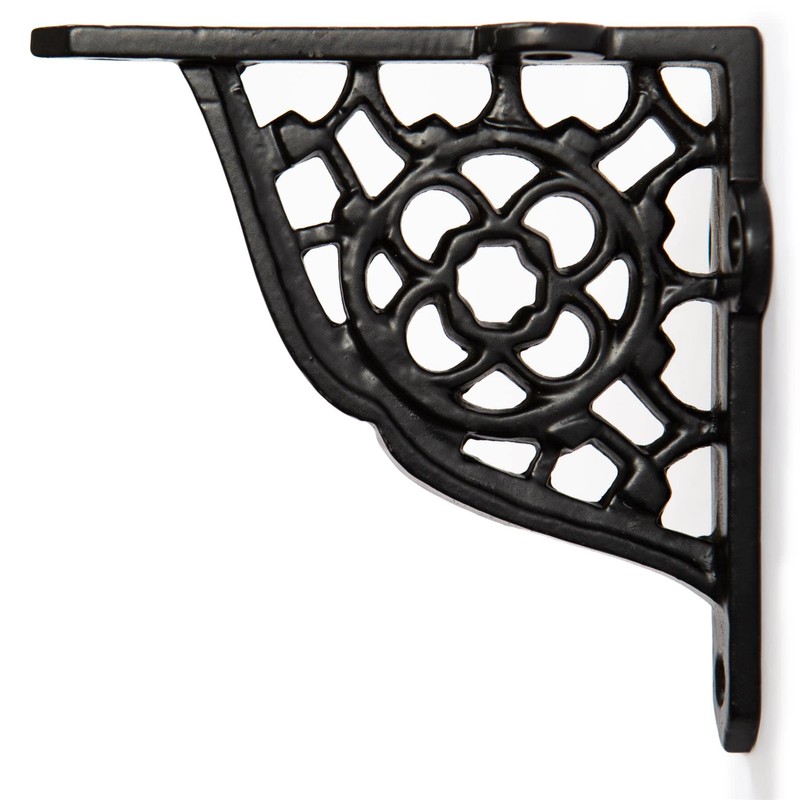 Hammer and Tongs - Honeycomb Iron Shelf Bracket - D100mm