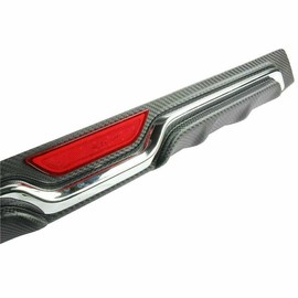 MUTUSAISI Rear Bumper Diffuser Lip Spoiler Chrome Trim with LED Brake Light Fit for Honda Civic Sedan EX/LX/Touring/Si/Sport Turbo 2016 2017 2018 2019 2020 2021 Accessories (Carbon Fiber Style)