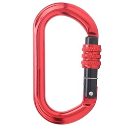 OType Outdoors Locking Carabiners Climbing Carabiner Rock Mountaineer Equipment(Red )