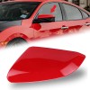 Left Driver Side Red Door Wing Mirror Cap Cover For