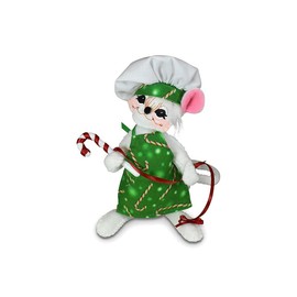 Annalee Candy Cane Stripes Chef, 5 in