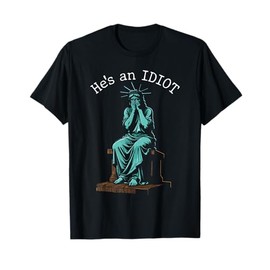 Statue of Liberty Holding Resist Yard Sign Anti Trump T-Shirt