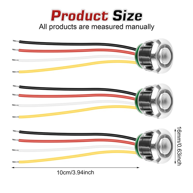 12 V LED Touch Dimmer Switch: Nizirioo Pack of 2