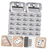 Gadpiparty Wpc Wall Panel Buckle 100pcs Stainless Steel Wall Panel