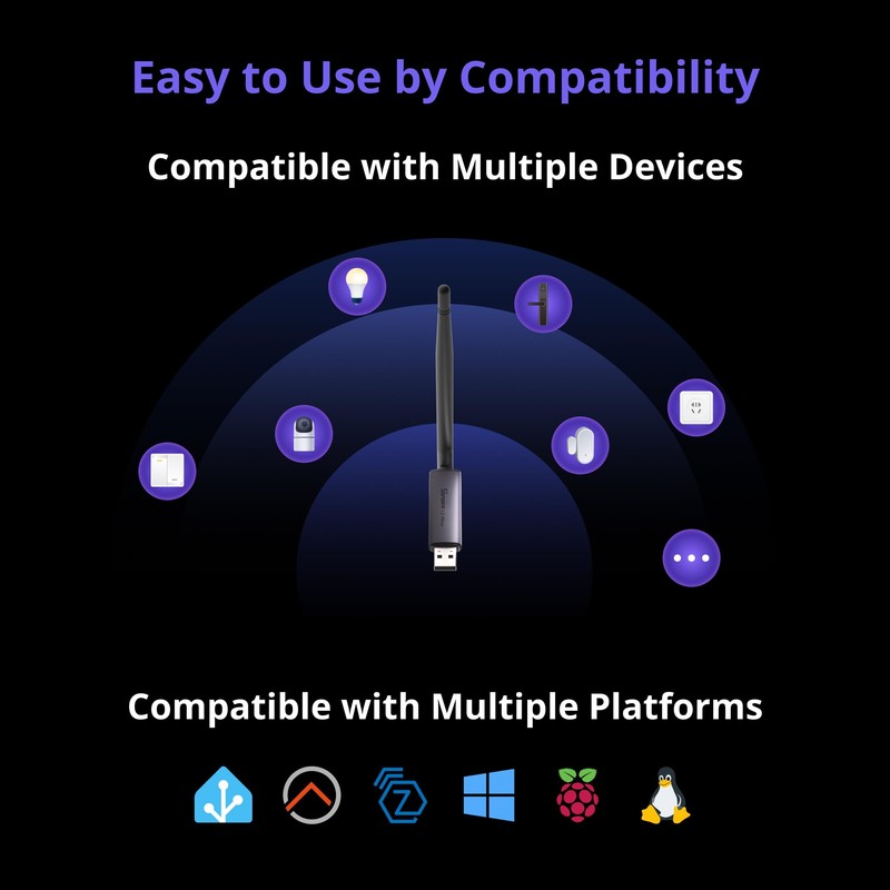 SONOFF Z-Wave 800 Dongle Plus (Dongle-PZG23) USB Flash Drive with