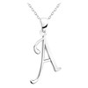 SOFIA MILANI Women's Necklace, 925 Silver, Letter Pendant, Sterling Silver