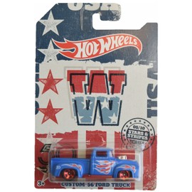 Hot Wheels Custom '56 Ford Truck - Estrellas y rayas 5/10