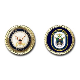 USS Fort Worth LCS-3 Crest Challenge Coin