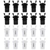 YSJCHEBS Pack of 20 Self-Locking Snap Latches, Spring Locks, Bin
